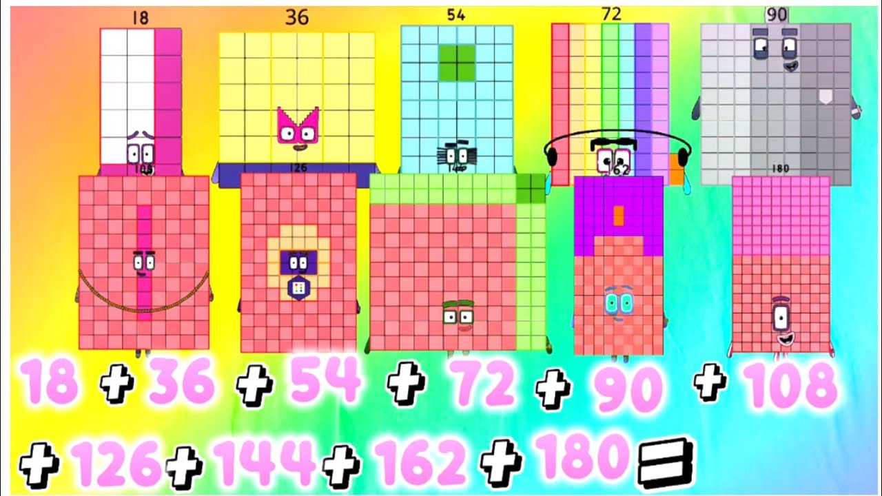 NUMBER BLOCKS SKIP COUNTING AND ADDITION OF TOTAL NUMBERS ...