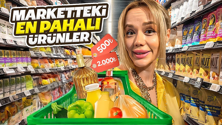 MARKETTEKİ EN PAHALI ÜRÜNLERLE BESLENDİM ?! | Gamze Karta