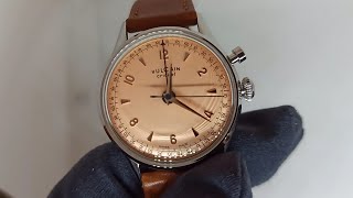 Vulcain Criket Tradition 36 mm salmone - Funzionamento sveglia - L&#39;orologio del presidente!!!