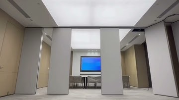 New partition system fully automatic movable partition wall #movablepartition  #automaticpartition