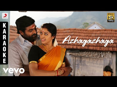 Karuppan - Azhagazhaga Karaoke | D. Imman | Vijay Sethupathi, Tanya