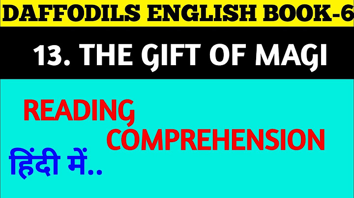 The gift of the magi comprehension questions and answers pdf