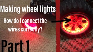 Making the lights on the wheels (maverick) #maverikc #rccar