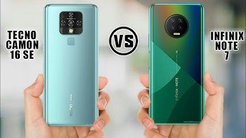 Tecno Camon 16 SE vs Infinix Note 7 | Which is Best !