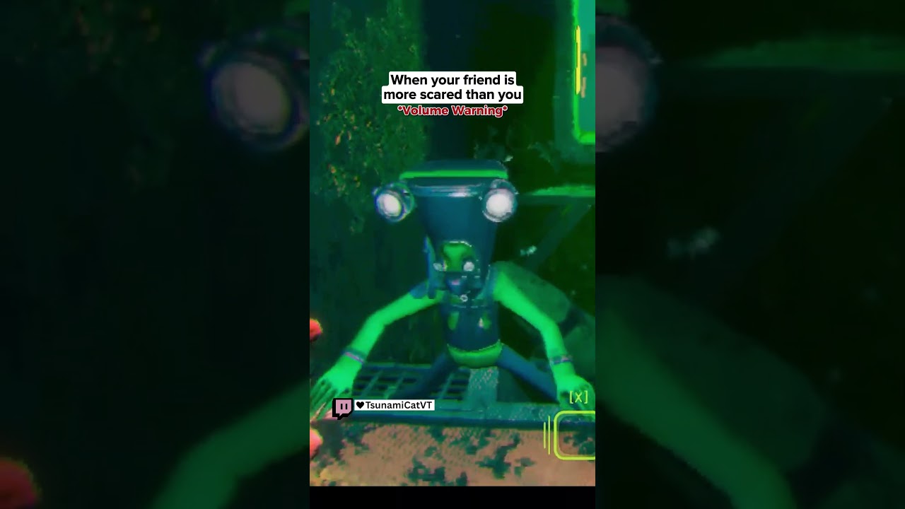 My friend was terrified in this game