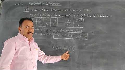 (L-4) Probability distribution, class 12 (sci.) by Deorale sir, Jarud.
