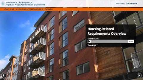 How to Use the CoC Program Grant Administration Online Training Module