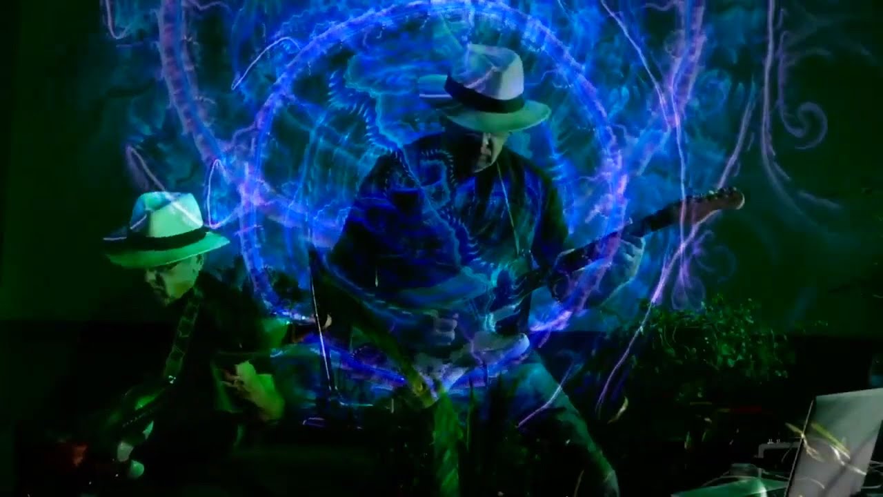 Clive Wright 'Plant Based Hues' live-streamed performance with plants presented by FurstWurld
