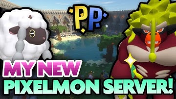 MY NEW PIXELMON SERVER! How to Join and Play Pixelmon!