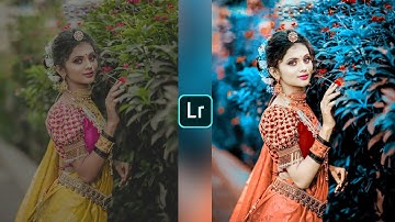 Lightroom soft blue colour effect photo editing tutorial | lightroom background colour change preset