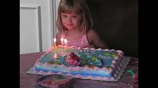 Becky's 4th birthday - August 2009