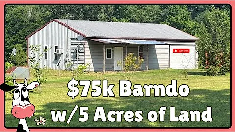 $75k Barndo in Tennessee w/5 Acres LAND