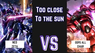 TOO CLOSE TO THE SUN! Neo Zeta vs Oops All Char | Gundam TCG screenshot 3