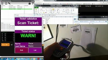 Ticket scanning app
