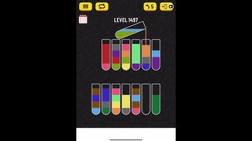 water sort puzzle level 1497