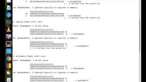 Shift Left and Shift Right instructions in x86 - Part 1