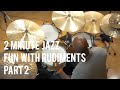 Fun With Rudiments, Part 2 - Ulysses Owens Jr. | 2 Minute Jazz