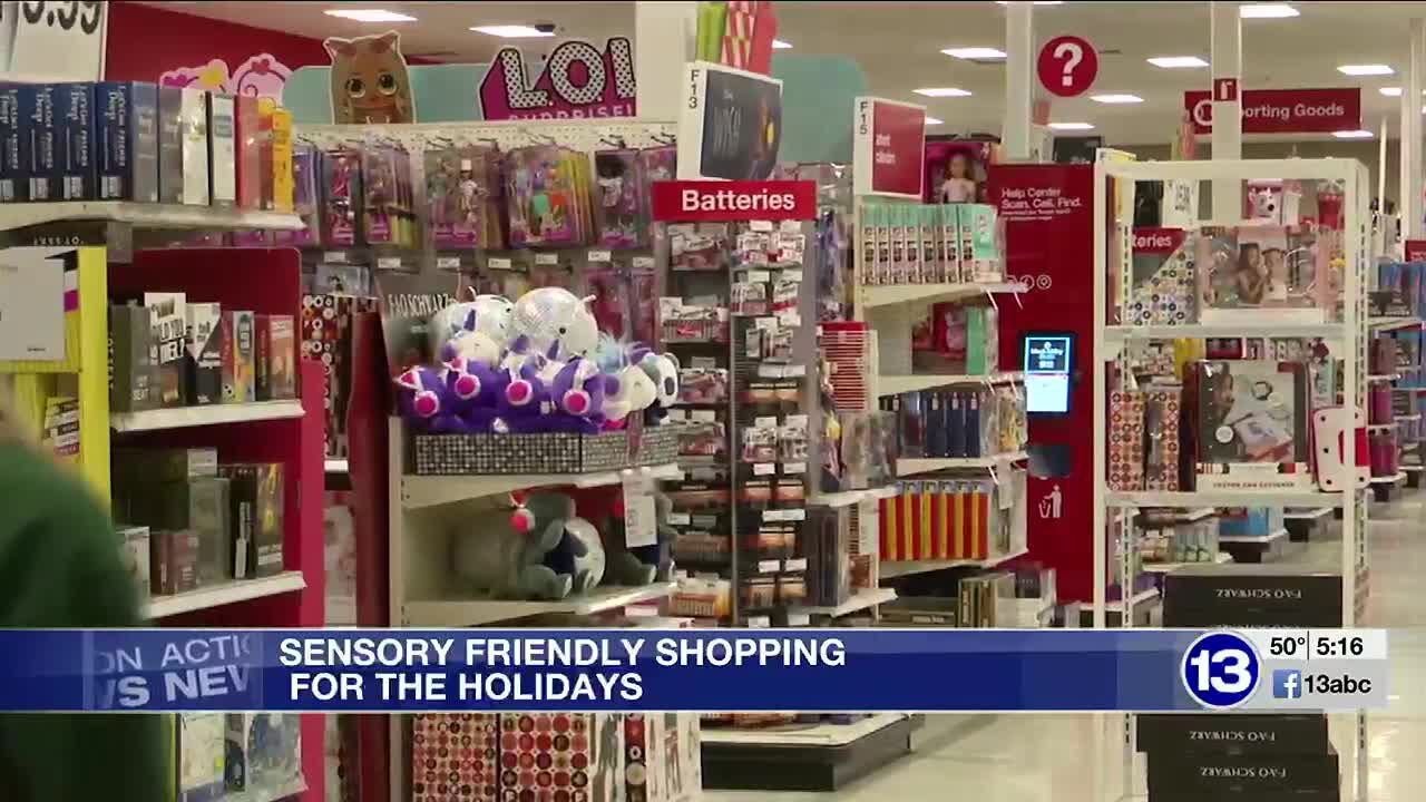 Sensory friendly shopping for the holidays