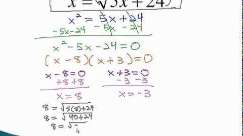 Equations with Radicals - Even Roots (part 1) - YouTube.mp4