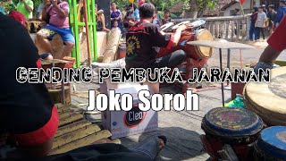Gending Pembukaan Joko Soroh