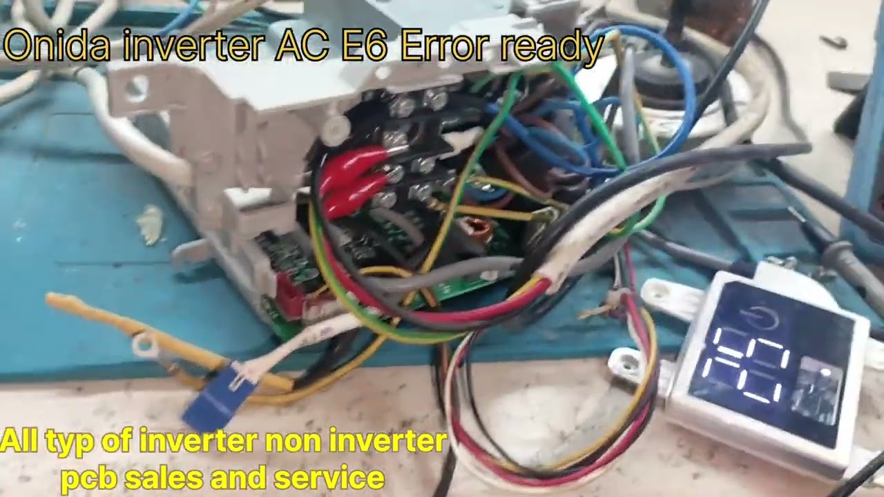 Onida inverter AC E6 Error code service