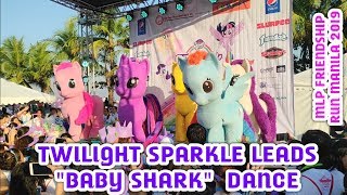 Twilight Sparkle And The Mane 6 Mascots Dance Baby Shark On Stage Friendship Run Manila 2019 2033