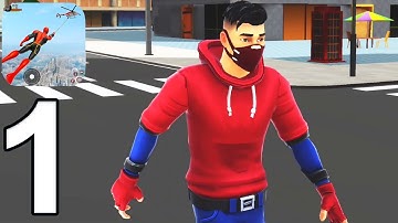 Superhero Games Spider Hero - Gameplay Walkthrough Part 1 - Tutorial (iOS, Android)