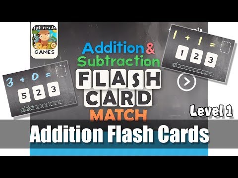 Addition Flash Cards Math Help Quiz Learning Games by Eggroll