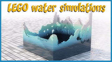(more) LEGO water simulations ε(･ω･｀*)з