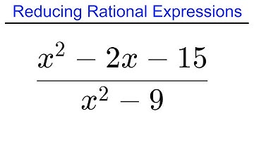 Reduce Rational Expressions - Precalculus