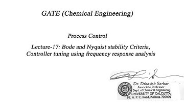Process Control | Lecture-17 | Bode & Nyquist stability | By Dr. Debasish Sarkar |Chemical Engg.