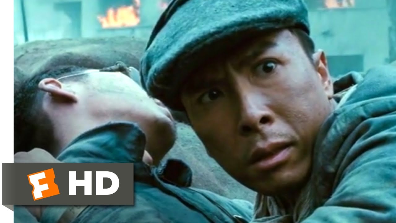 Legend of the Fist (2010) Knife vs. Machine Gun Scene (1/10
