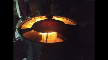 Building a biochar Cook Stove with students on a permaculture course run by Rakesh "Rootsman Rak"
