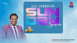 🔴 🅻🅸🆅🅴 - 15th March 2026 | Holy Communion Sunday 1st Service | Rev. Dr. Ravi Mani