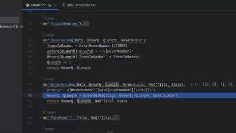 Chapter 7 - Serving explained - AQA AS Computer Science Paper 1 June 2024 - Queue Simulator