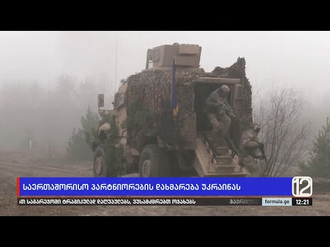 საერთაშორისო პარტნიორების დახმარება უკრაინას