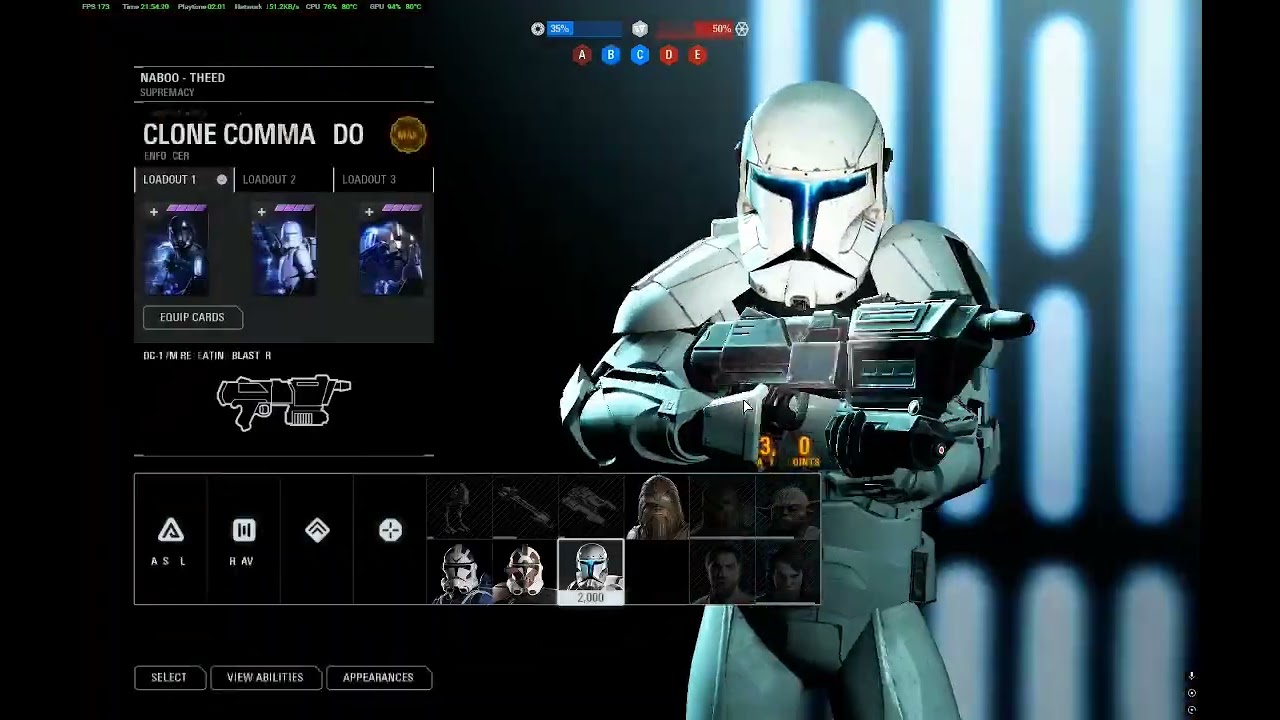 Custom Versus - EU vs ACC | Competitive Capital Supremacy | Star Wars Battlefront 2 (Both matches)