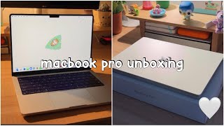 MacBook Pro With M2 Pro Chip Aesthetic Unboxing &amp; Setup *organizing my life with notion*