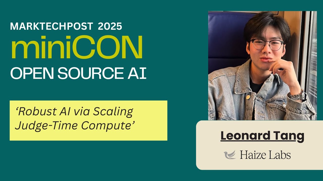 miniCON Open Source AI 2025 Talk: Leonard Tang, CoFounder & CEO - Haize ...