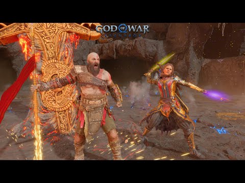 Odin (Fight 1) Level 1 No Upgrades Starter Gear Only No Relic or Rage New  Game GMGOW : r/GodofWarRagnarok