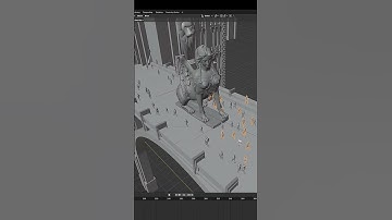 Testing out Procedural Crowds by difffusestudio #blender3d