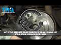 How to Replace Rear Parking Brake Shoe Set 2003-2008 Subaru Forester