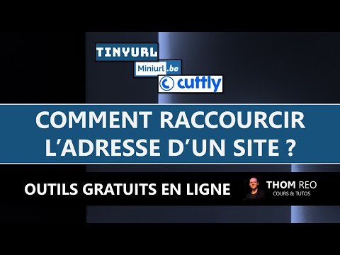 Comment RACCOURCIR une ADRESSE WEB (Internet) / une URL / un site ? - Tutoriel rapide