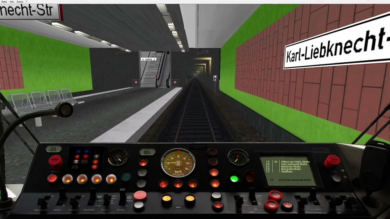 Let's Play Loksim3d Stadtbahn Dortmund Linie U41 Brambauer
