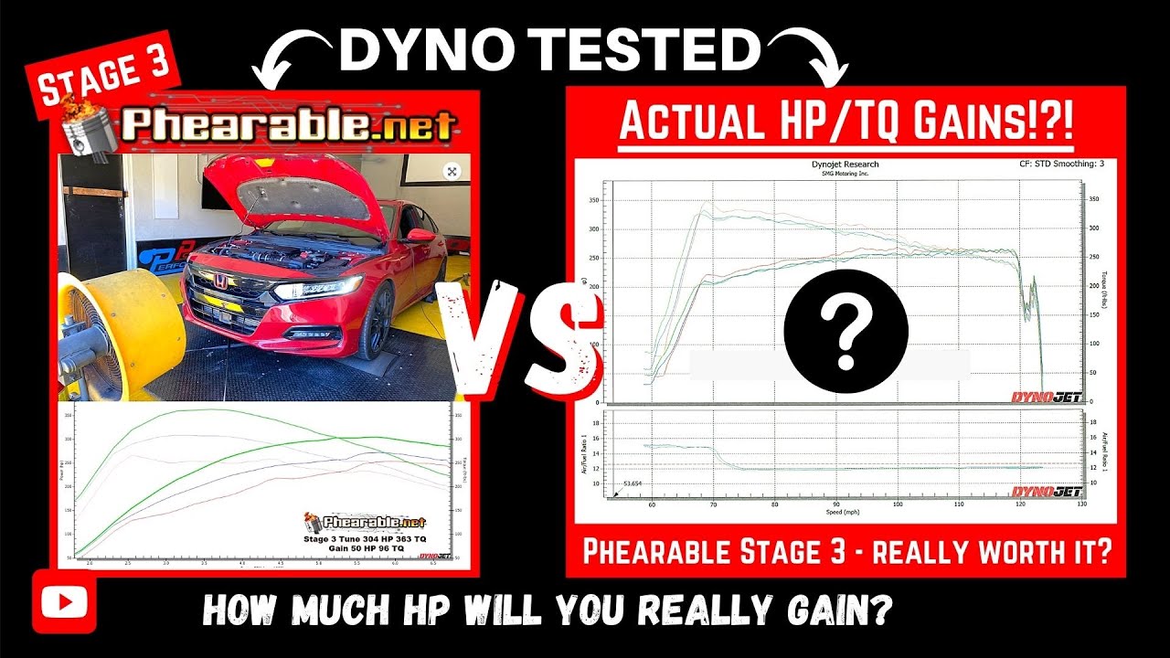 Phearable Stage 3 - DYNO TESTED // 10th Gen Honda Accord - YouTube