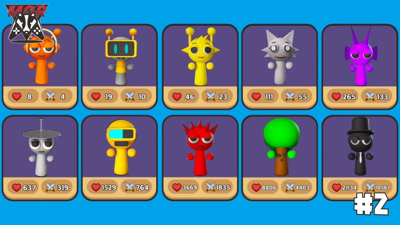 Unlocked All Spranky Run Merge Master, Sprunki Game, Spranky Transformer, Spranky Horror Gameplay 2