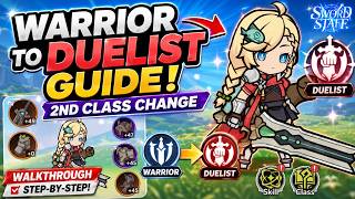 Warrior to Duelist Guide! 2nd Class Change Walkthrough Sword x Staff Global Launch