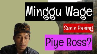 Minggu Wage Istriku Senin Pahing Gimana minggu senin