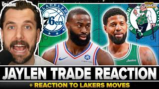 Jaylen Brown to 76ers trade reaction: "Unmitigated disaster" for Celtics acquiring Paul George