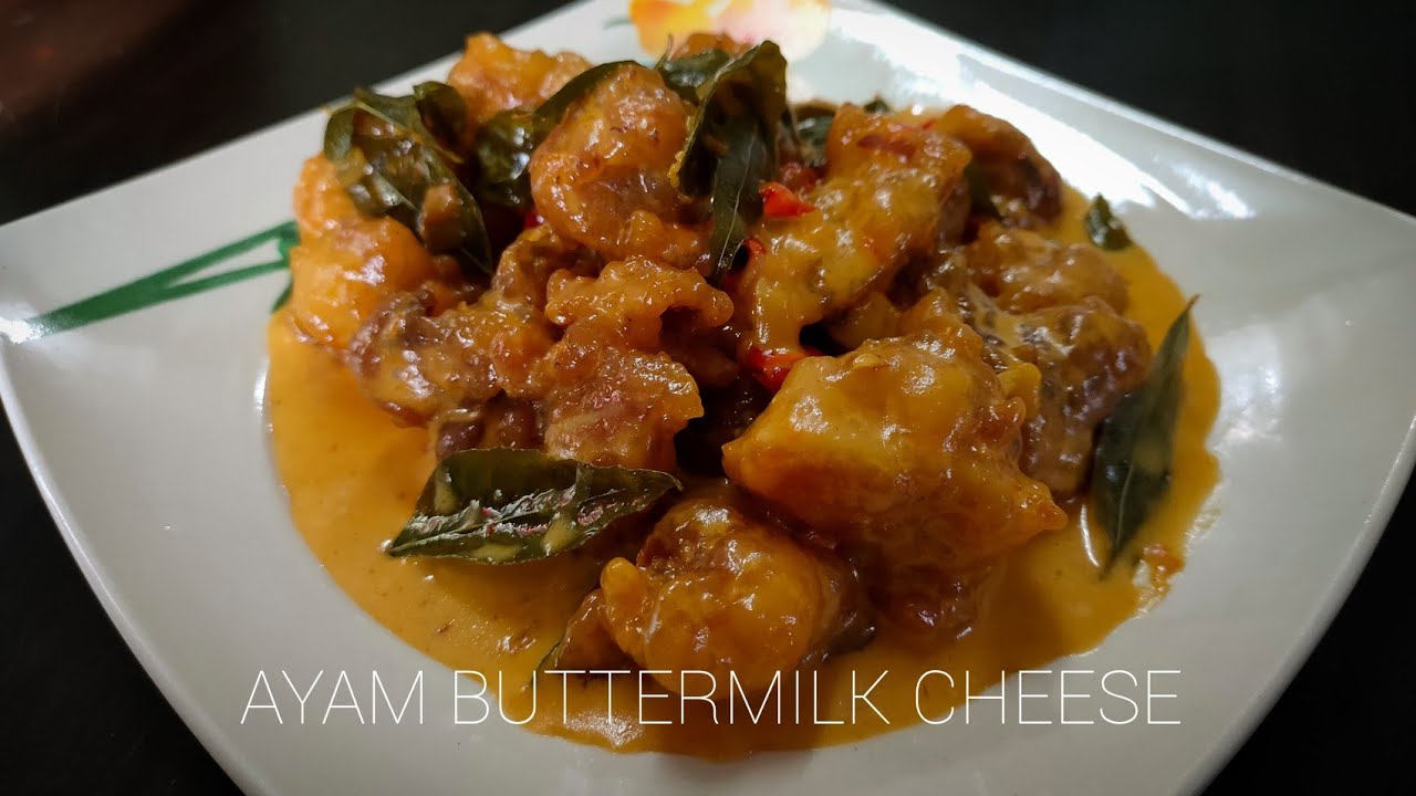 Ayam Masak Buttermilk Cheese Confirm Mantap YouTube